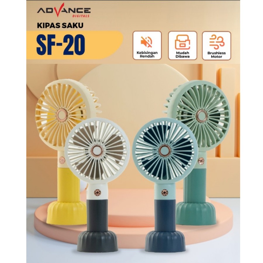 Kipas Angin Saku Votre SF-20 Kipas Lipat Mini Portable SF20 Kipas Genggam Tangan Anti Berisik