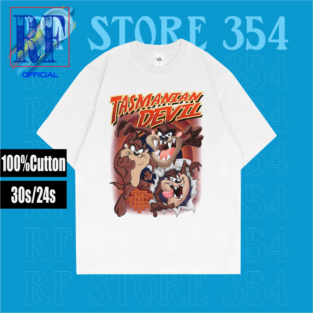 T-SHIRT | KAOS TAZMANIAN DEVIL | BAJU TAZ DEVIL - TAZMANIA KARTUN 90S VINTAGE | KAOS HITAM BAJU | T 