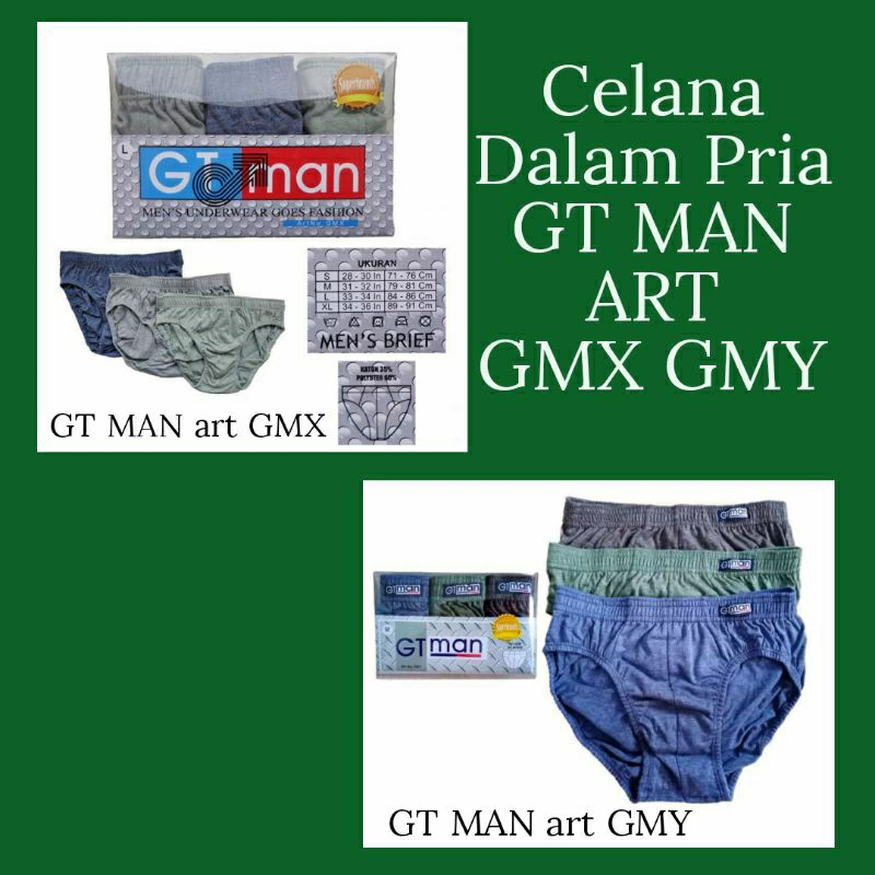 1box...Cd Gt Man art GMX Cd GT MAN Art GMY Celana Dalam Pria Dewasa GT Man art GMX GMY