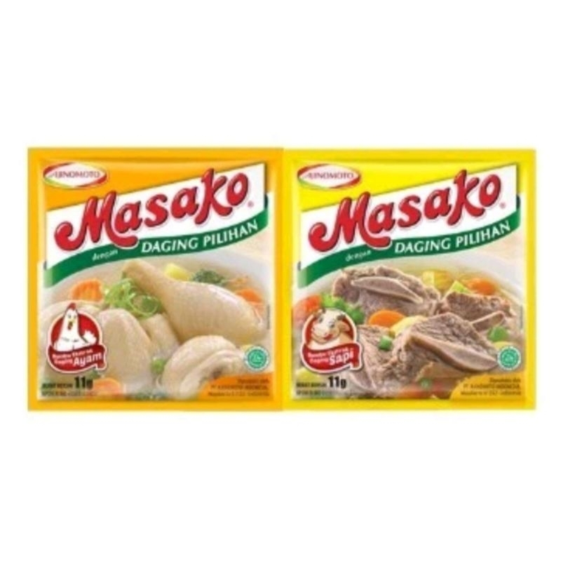 

(12 SACHET) MASAKO AYAM SAPI 1 RENCENG