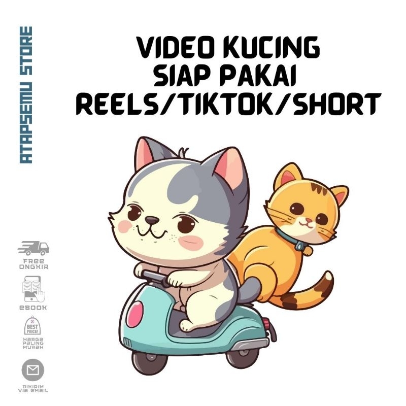 Video Kucing Viral | Konten Siap Pakai Siap Upload Auto FYP