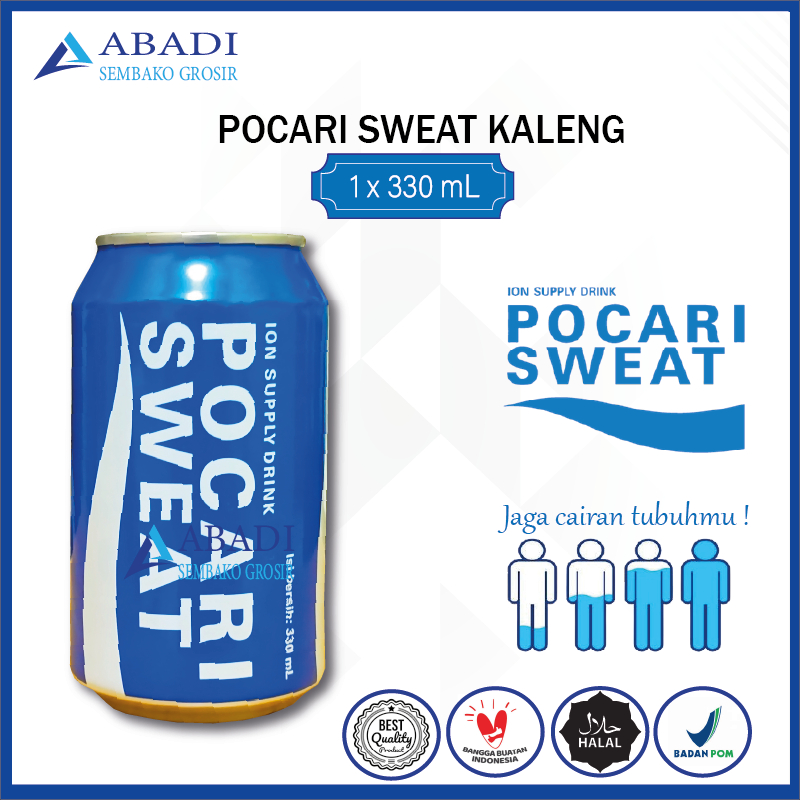 

POCARI SWEAT Can - Kaleng 330 ml - Minuman Isotonik