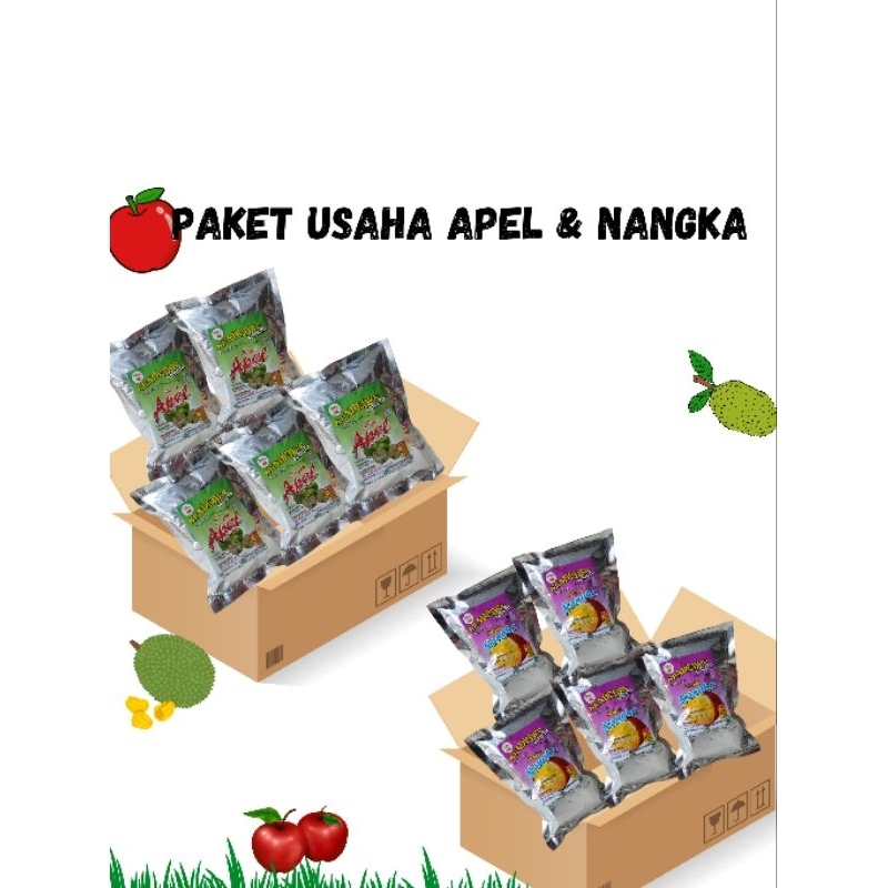 

paket usaha nangka medium 100gr, dan apel medium 100gr