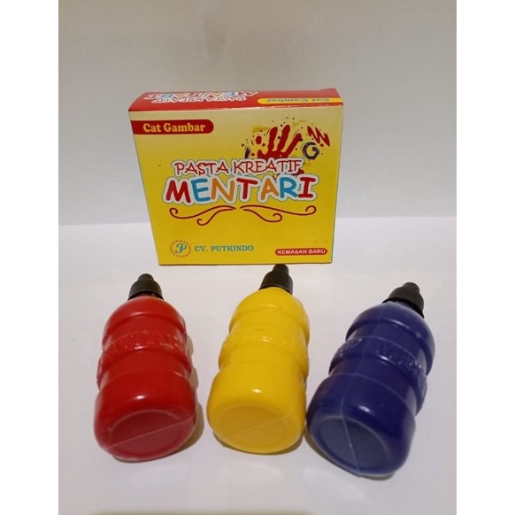 

Sale Oke SATU PACK 3 WARNA x 5ml Pasta Kreatif Mentari Cat Gambar Cat Finger Painting