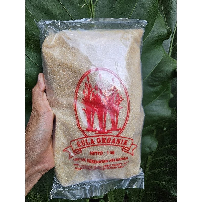 

Raw Cane Sugar, Gula Tebu Organik, Gula Organik 1kg