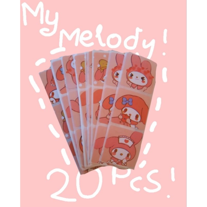 

Sticker my melody Sanrio 20 lembar, 1 lembar = 3 sticker