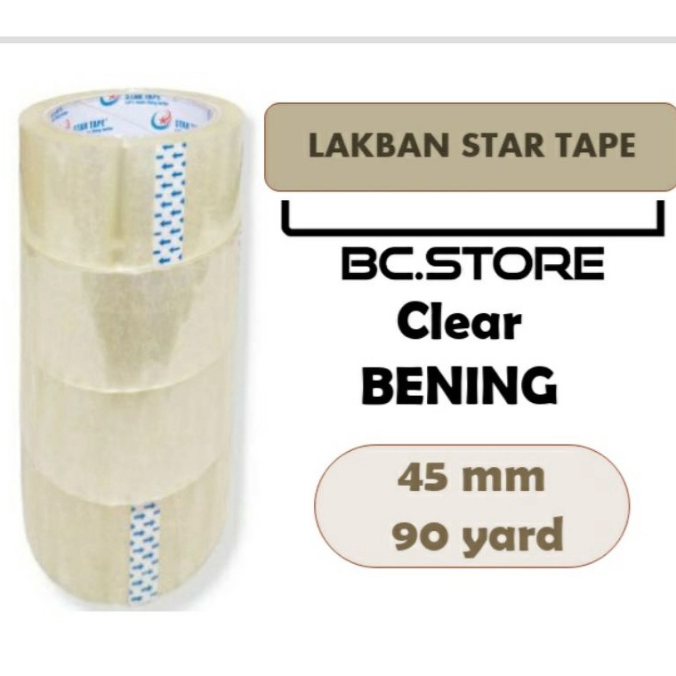 

SuperSale LAKBAN 6 PCS CLEAR BENING PUTIH BENING COKLAT LENGKET STAR TAPE KUALITAS TERBAIK MURAH 9 YARD X 45MM 2INCH lakban isolasi selotip tapeperekat pengikatpelengket lakbanmurah lakbanopp lakbankualitasterbaik perlengkapankantor