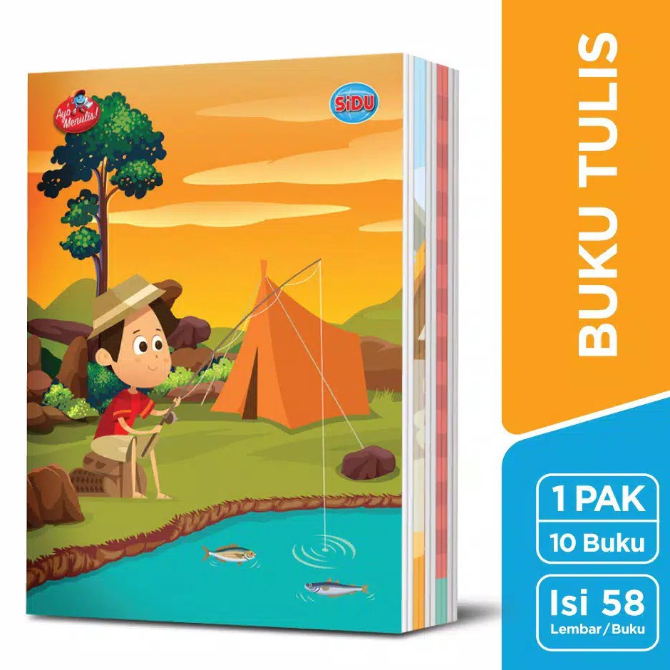 

Mau Hemat Buku Tulis SIDU isi 58 Lembar 1 Pack Isi 1 Buku
