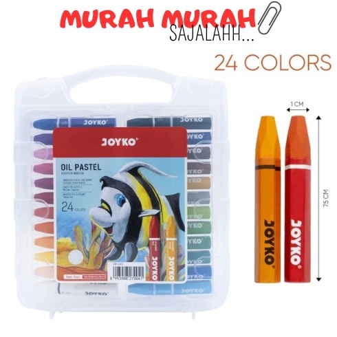 

Krayon Crayon Titi Joyko 24 Oil Pastels OP24S y WR6