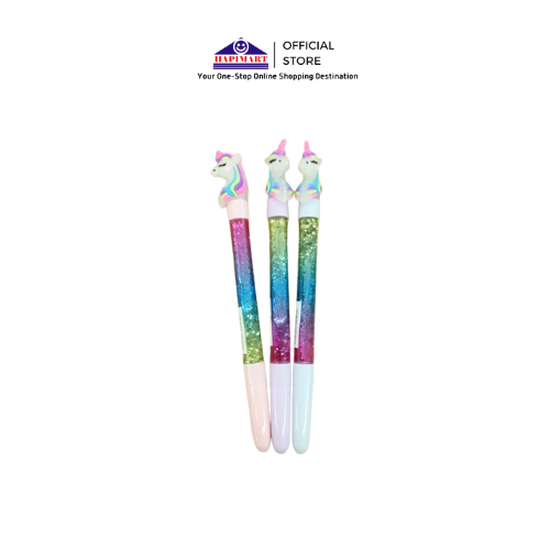 

Pena Gel Glitter Peri Unicorn Tinta Hitam/Pulpen Karakter Lucu Unik Pulpen Gel Bolpoin Alat Tulis Sekolah Kantor