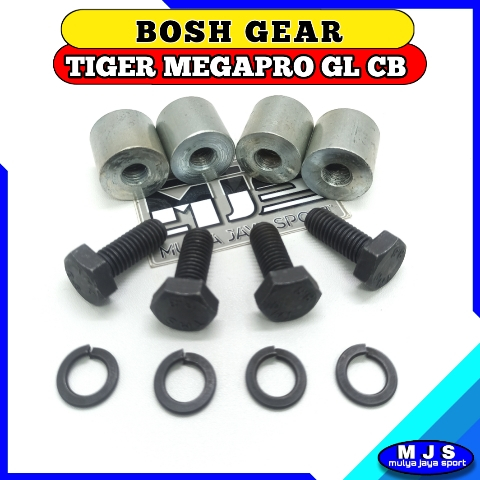 Bosh Nap Gear Megapro Primus Tiger Revo Lama GL Pro Max Drat Full Besi Baut Baja