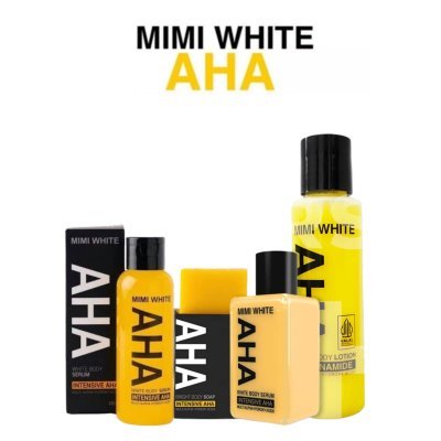 [READY] AHA MIMI WHITE Body Serum 100ml & Sabun AHA