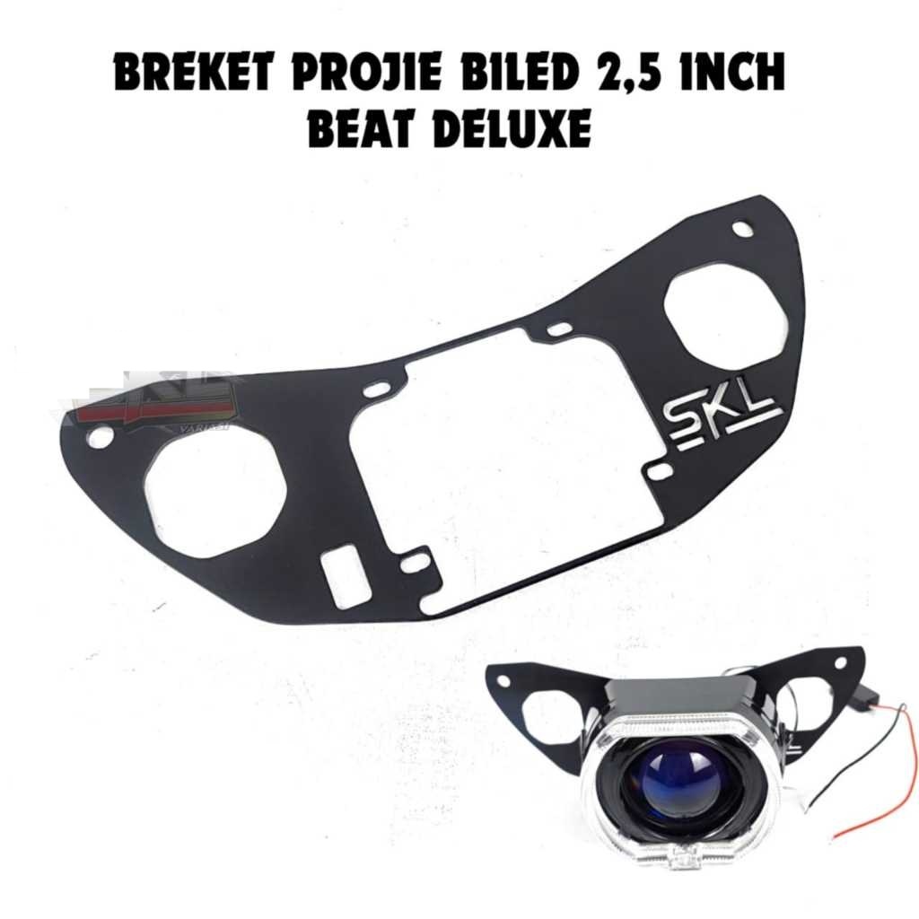 Breket Biled Beat Deluxe Bracket Projie Tebal 3mm Biled Aes Wst 2.5 In Beat New Deluxe Street 3 mm