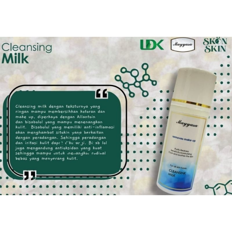 mayyasa cleansing milk (pembersih wajah) mayyasa
