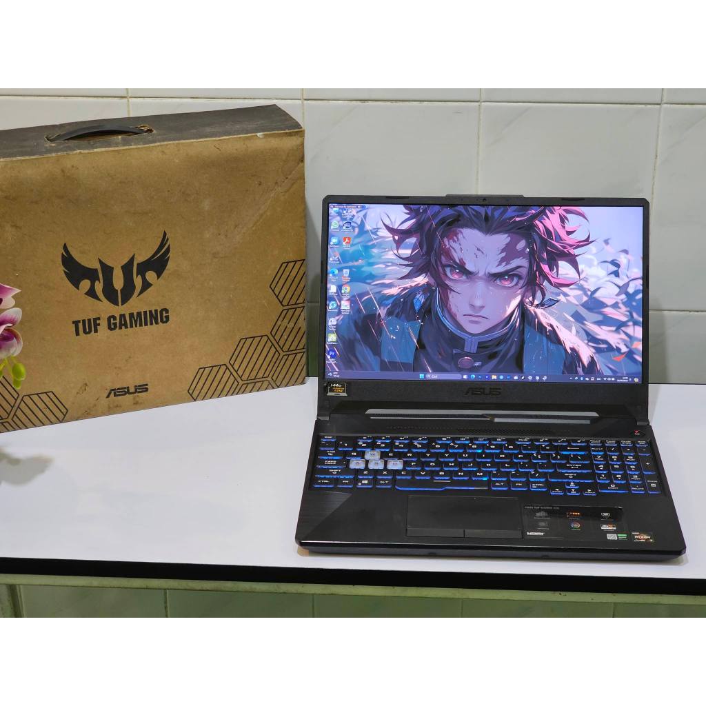 ASUS TUF A15 FA506IU AMD Ryzen 7 4000 series Ram 16GB GTX 1660 Ti 144 Hz Gaming rendering