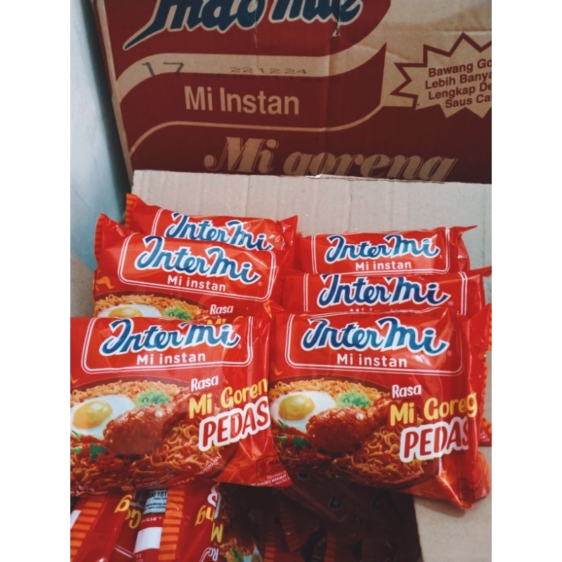 

Intermie goreng PEDAS 1/2 dus isi 20bungkus