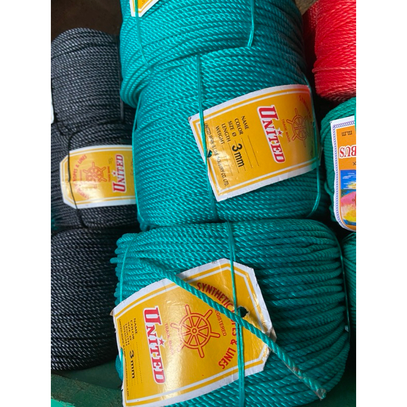 tali tambang merek united 3mm