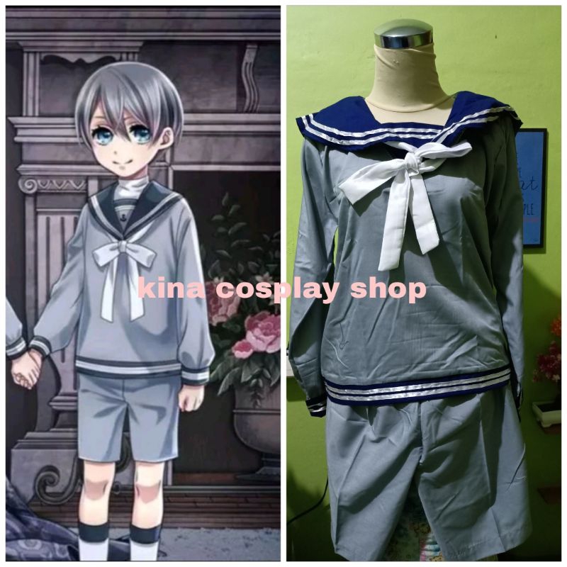Kuroshitsuji/Black Butler Ciel Phantomhive Seifuku child ver Cosplay costume