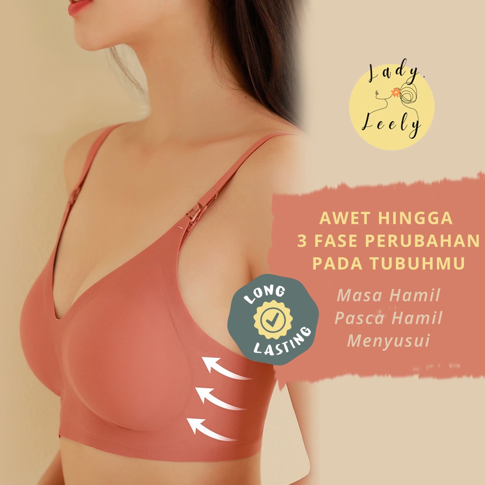 KODE Y46D BH MENYUSUI  BRA MENYUSUI  BRA UKURAN BESAR SEAMLESS NURSING BRA  BRA NYAMAN