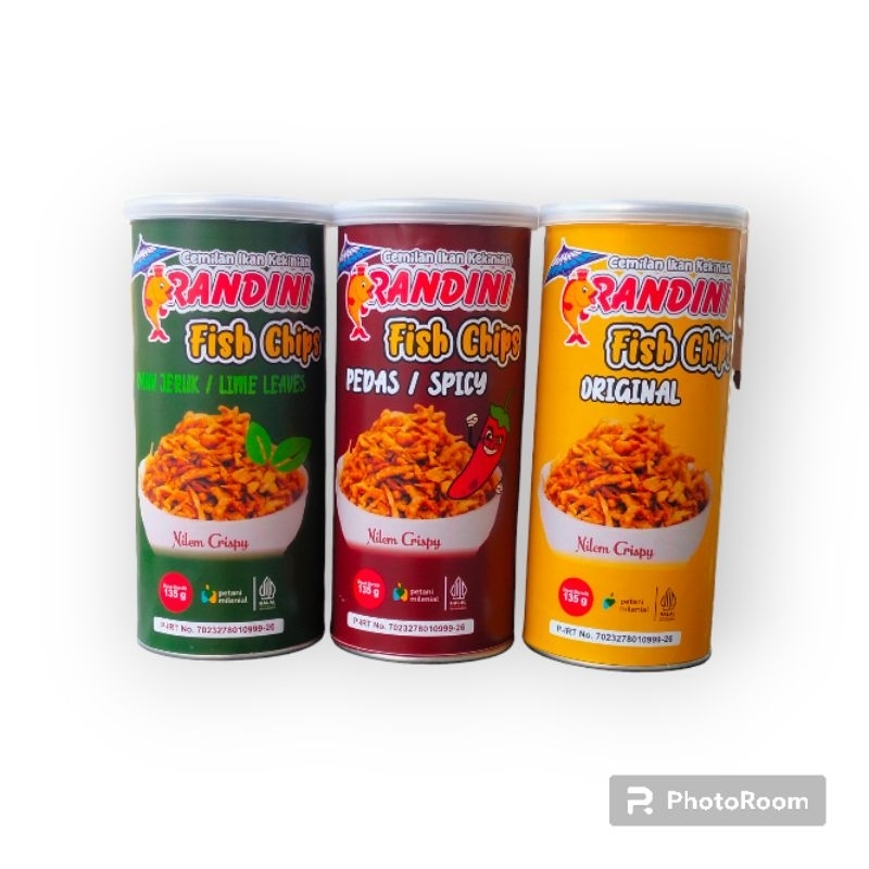 

cemilan ikan randini tabung 135 g