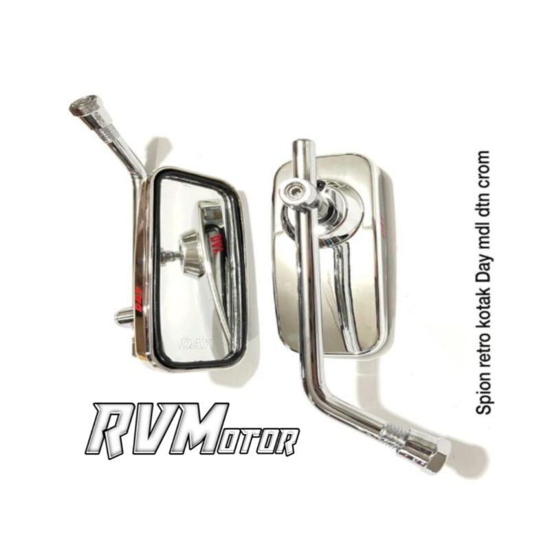 Spion Day Crhome Hitam Sepion Daytona Kotak Mini Honda Yamaha Spion CB GL MP