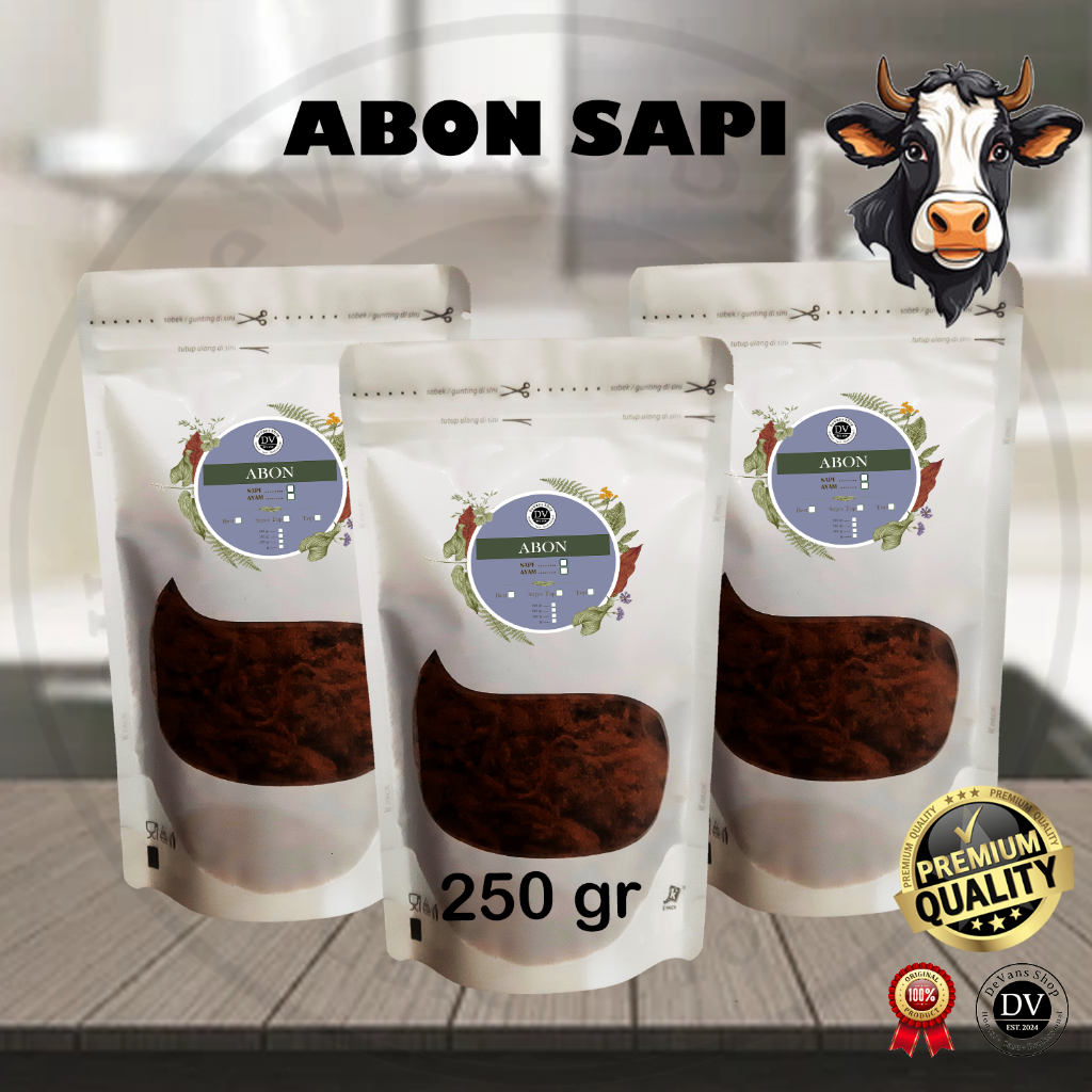 

Abon Sapi Premium Salatiga - Best Quality (250 gr)