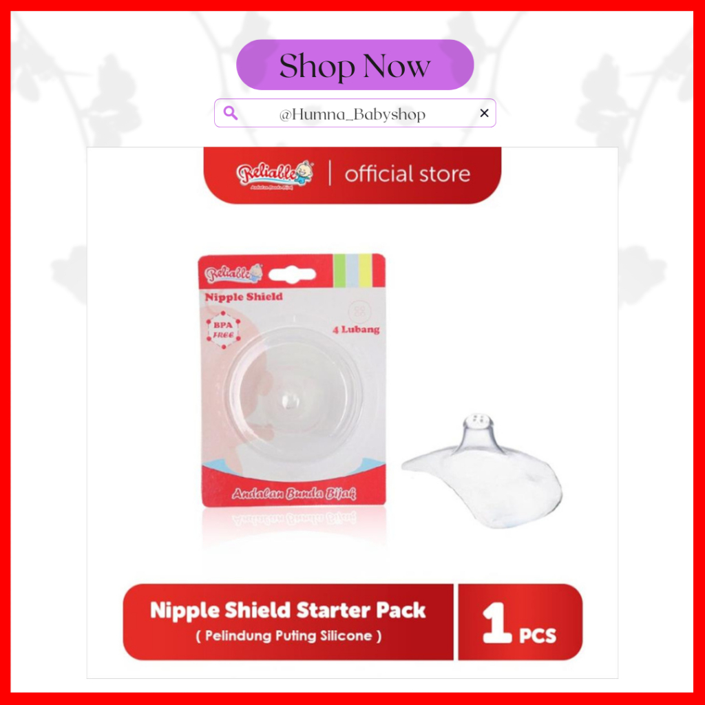 Reliable Nipple Shield 4 Lubang/Pelindung Puting
