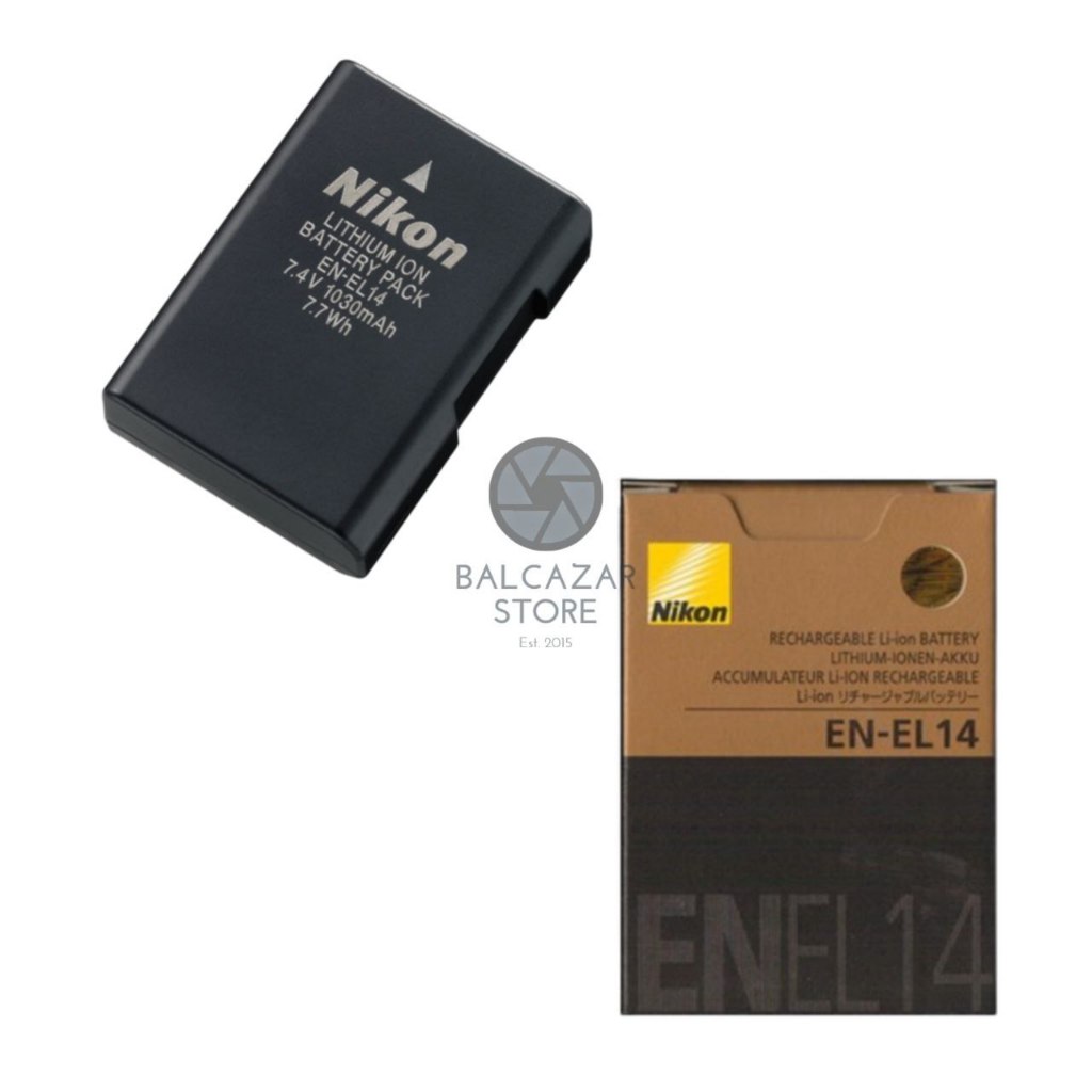 baterai battery nikon EN-EL14 EN-eL14a enel14 MH-24 D3100 D3200 D5100 D5200 kamera dslr charger mh24