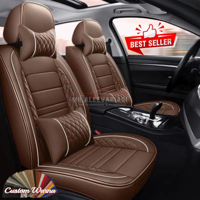 Sarung jok mobil innova V luxury capten seat 2006 - 2015 full set