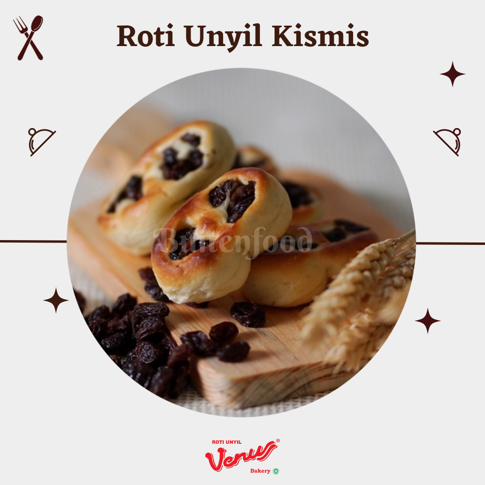 

Roti unyil venus rasa kismis manis kue lembut dan enak murah cemilan anti mainstream