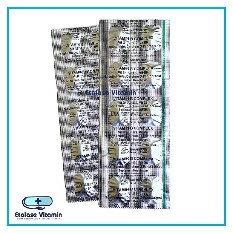 Vitamin B Complex Vitamin B Kompleks Kimia Farma Suplemen Kesehatan Multivitamin
