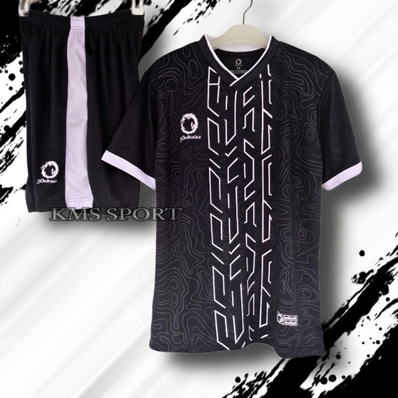 Setelan Jersey Bola Dewasa Baju Bola Futsal Terbaru Pria Wanita Set Baju Celana