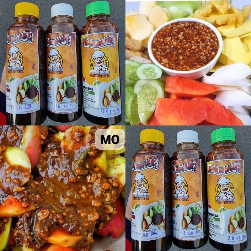 

Bumbu rujak manis Pak Breng. Bumbu rujak manis My Fruits