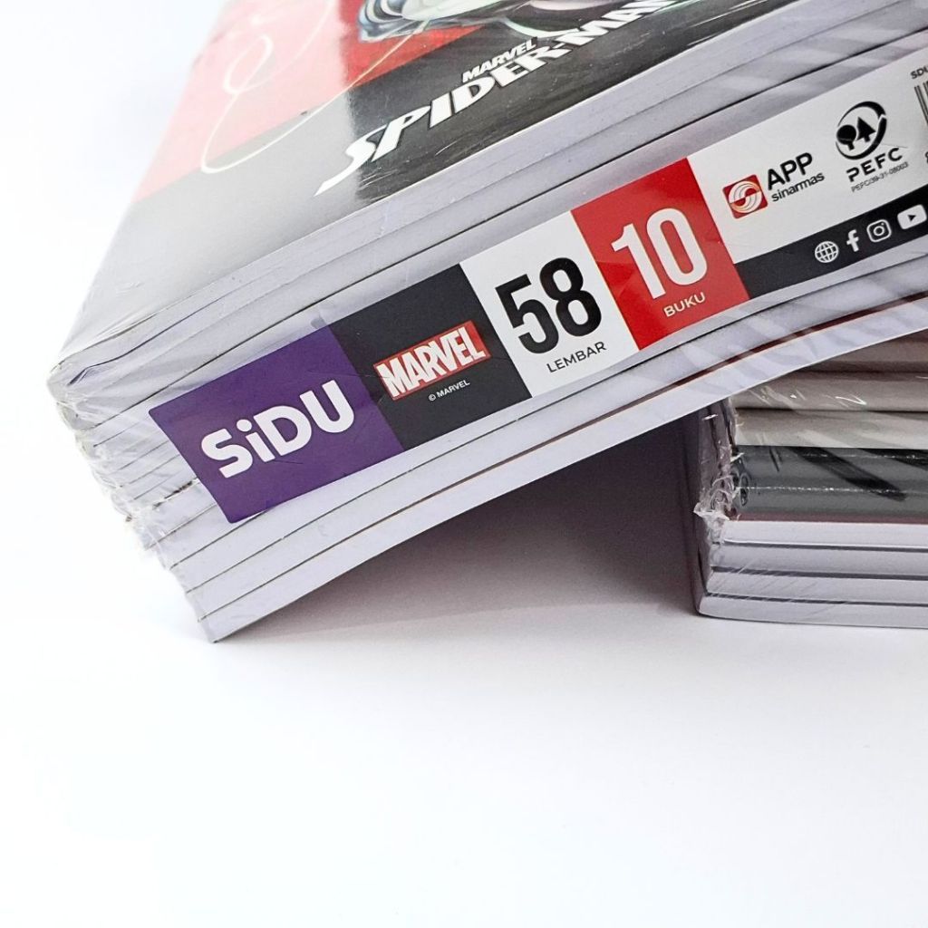 

SiDU Buku Tulis 58 Lembar / Kertas putih tebal 10 buku / 1 pack