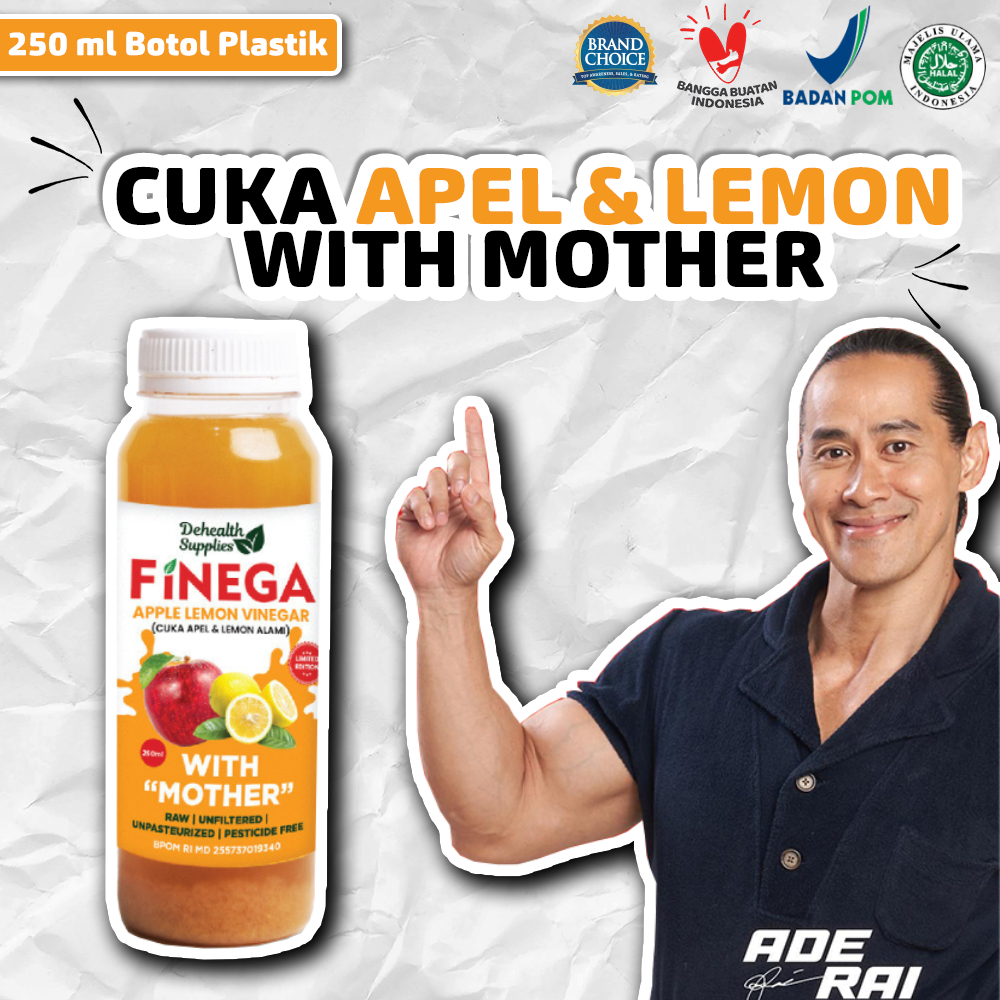 

Vinega Cuka Apel Lemon 250 Ml Dehealth Supplies Diet Vinegar Organic Finega Organik Lemoen Alami