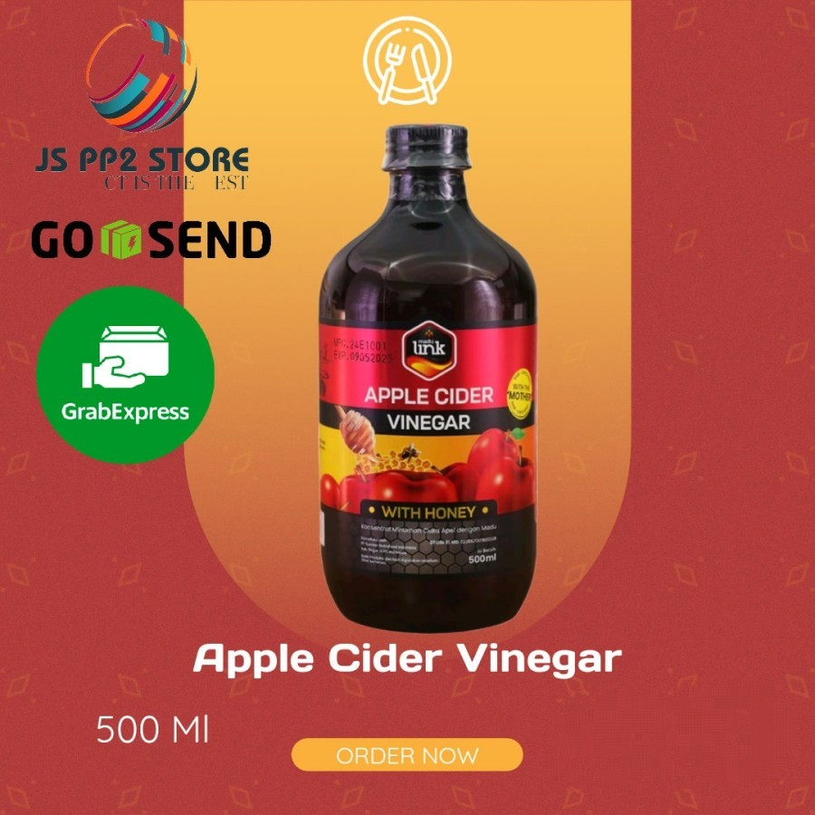 

Link Cuka Apel Organik Premium Apple Cider Vinegar With Mother 500 Ml