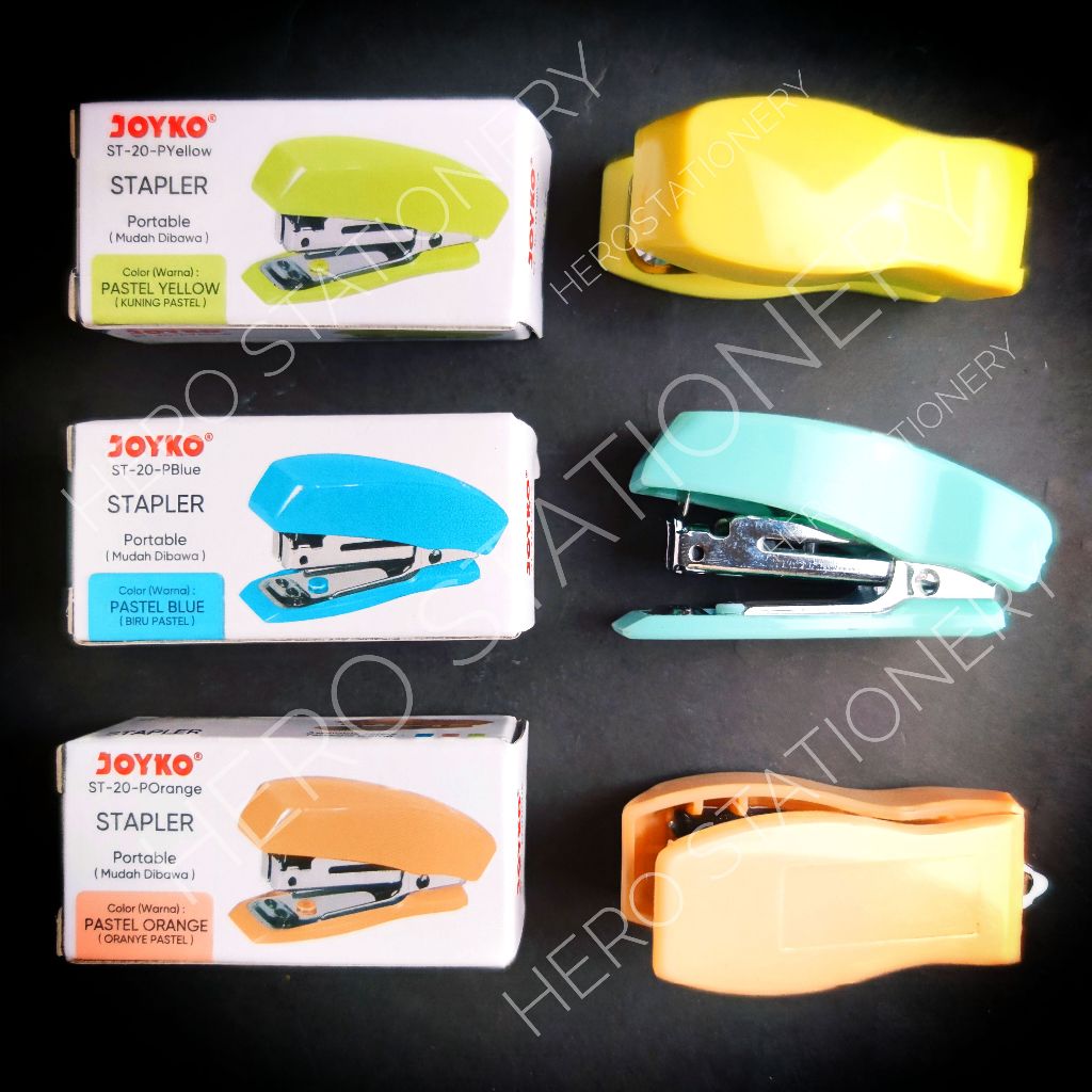

Joyko stapler stepler staples mini portable pastel ST-20