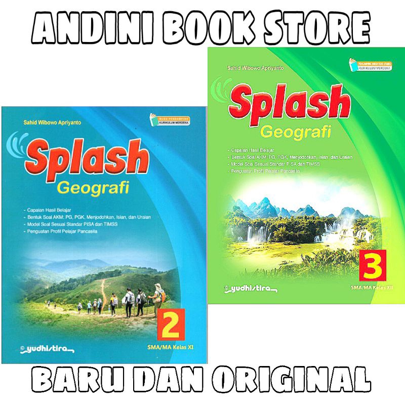 BUKU SPLASH GEOGRAFI KELAS 11 12 SMA/MA KURIKULUM MERDEKA YUDHISTIRA
