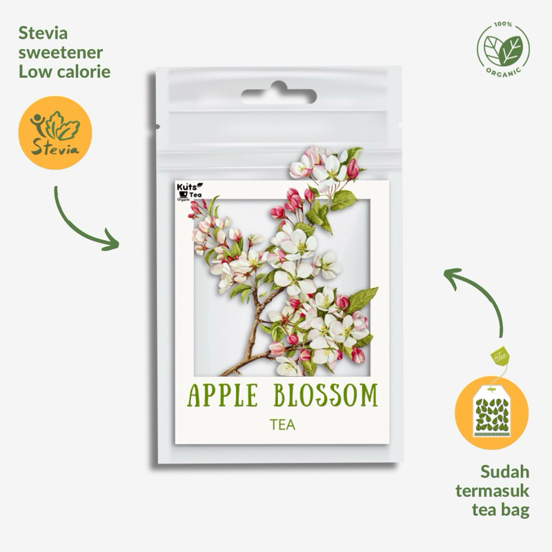 

Apple Blossom Flower Tea / Teh Bunga Celup Premium