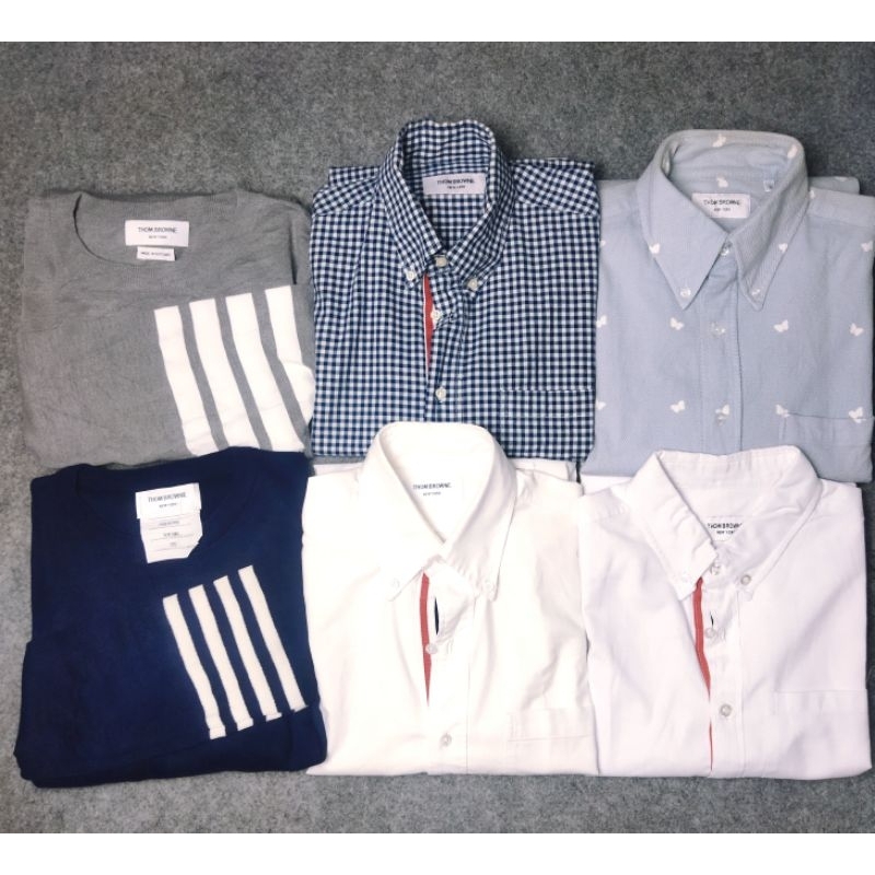 KEMEJA POLOSHIRT THOM BROWNE