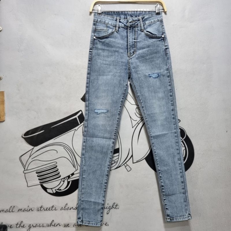 celana skinny new alisson dom jeans