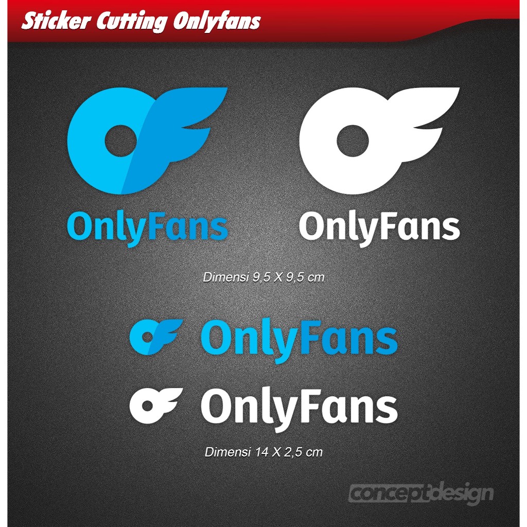 Sticker Cutting Logo Onlyfans