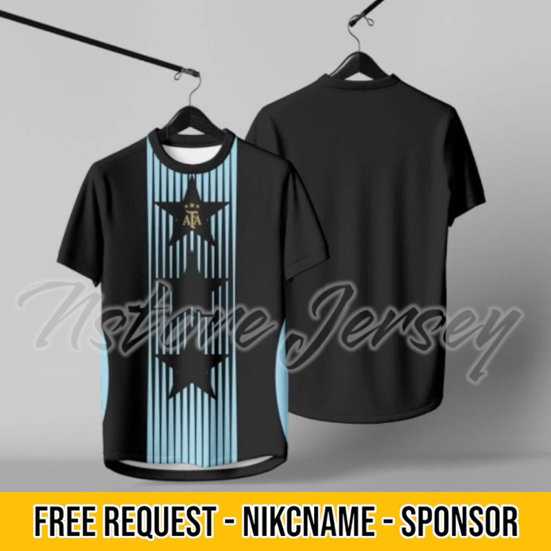Jersey Argentina Prematch Training Terbaru Home 2024