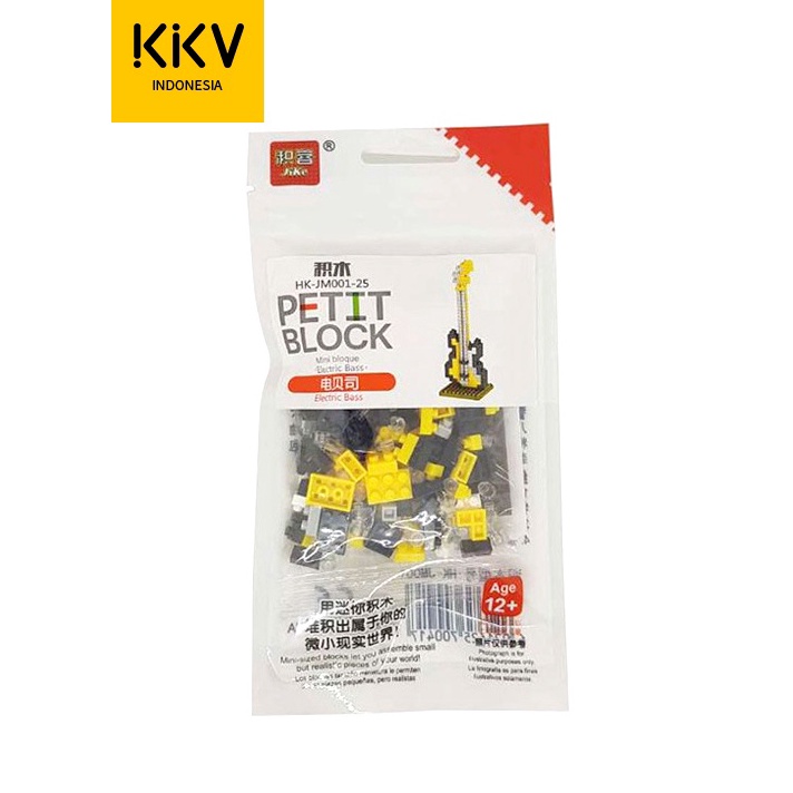 KKV  Jike Music Instrument Blocks Guitar Mainan Anak Blok Gitar Musik