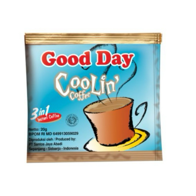 

[AYOBUY.ID] GOOD DAY COOLIN COFFE 20g 1 RENCENG (ISI 10)