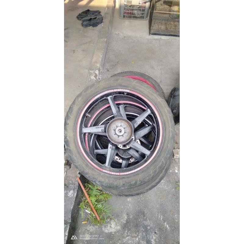 velg belakang yamaha scorpio original