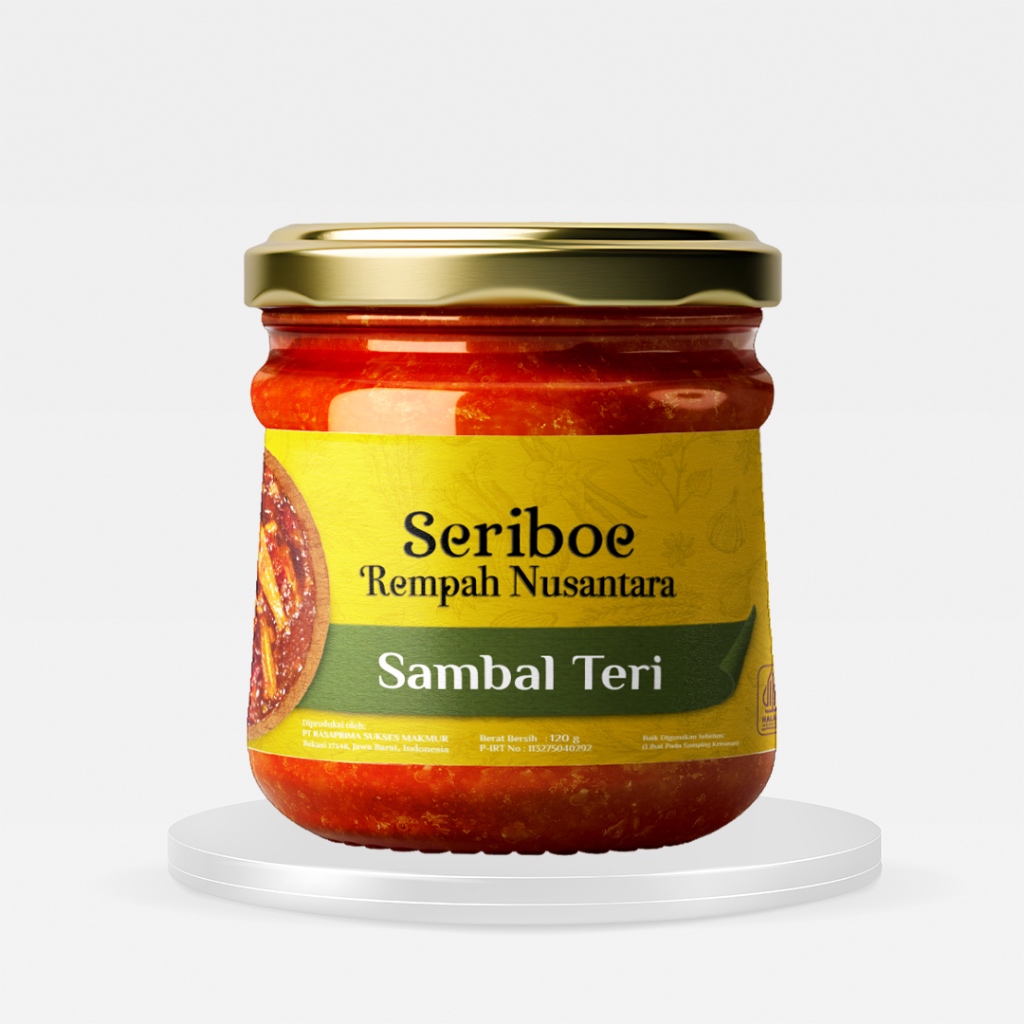 

Sambal Teri Seriboe Rempah Nusantara 120 Gram