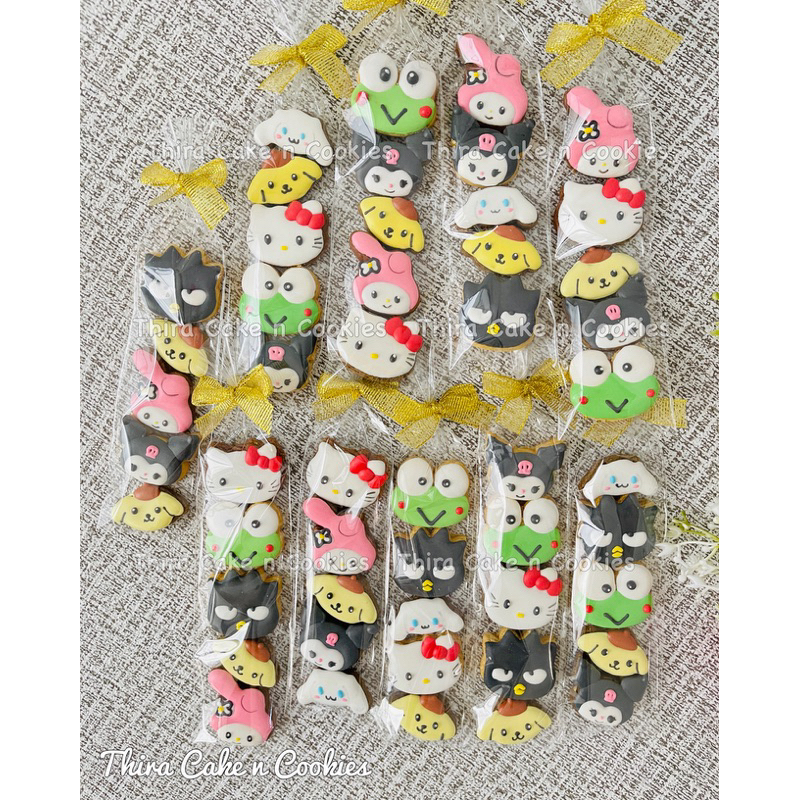 

Guten free less sugar isi 5pcs per pax cookies sanrio kukis my melody kue kering kuromi cemilan snack