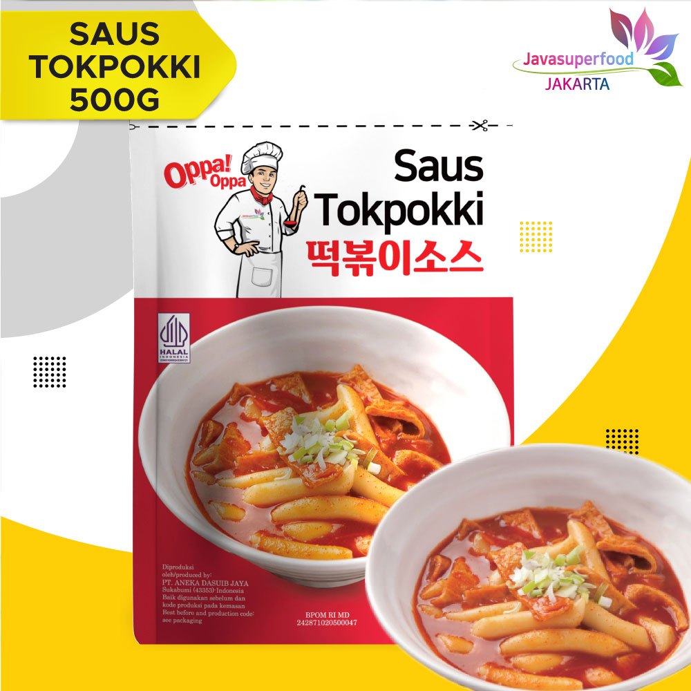 

[OPPA-OPPA] Bumbu Saus Tokpoki topoki toppoki Tteokbokki tokpokki Odeng Fish Cake 500g