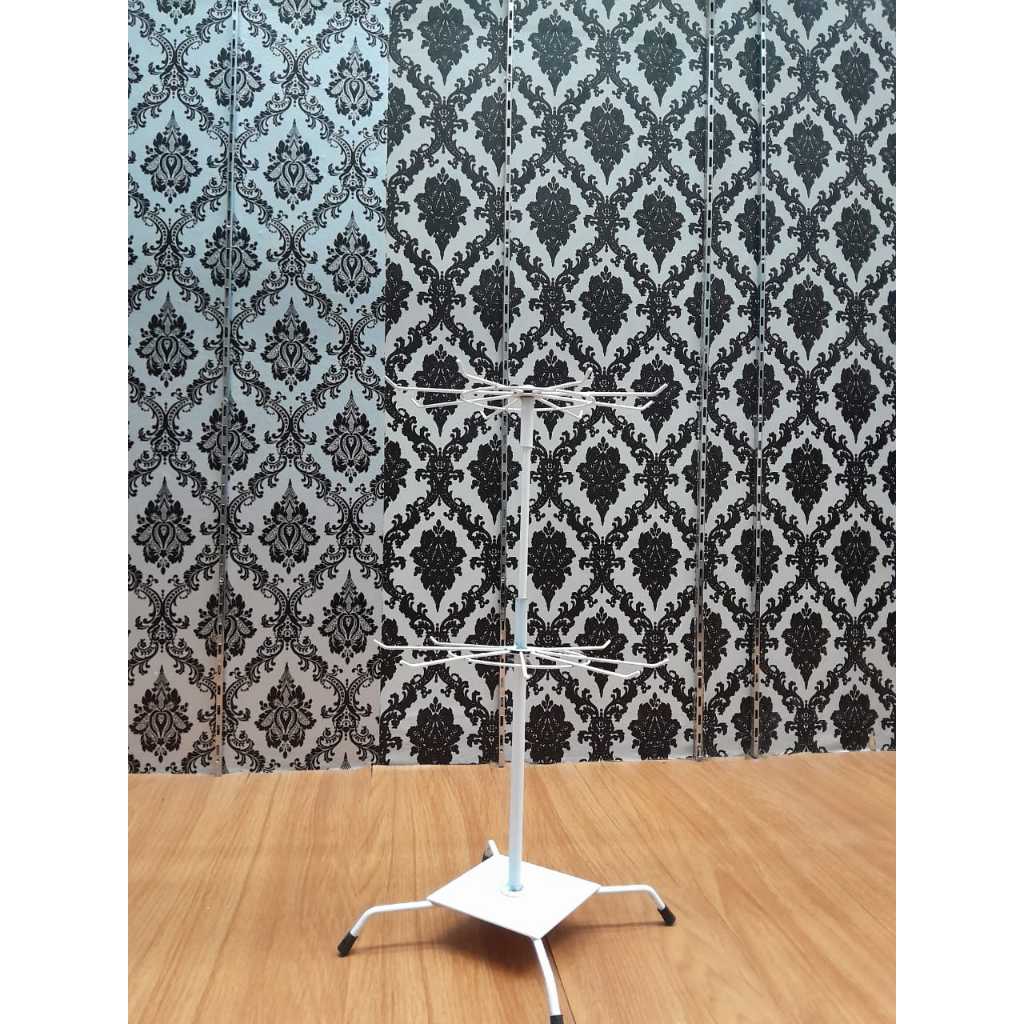 rak display matahari putar 2 susun/aksesoris